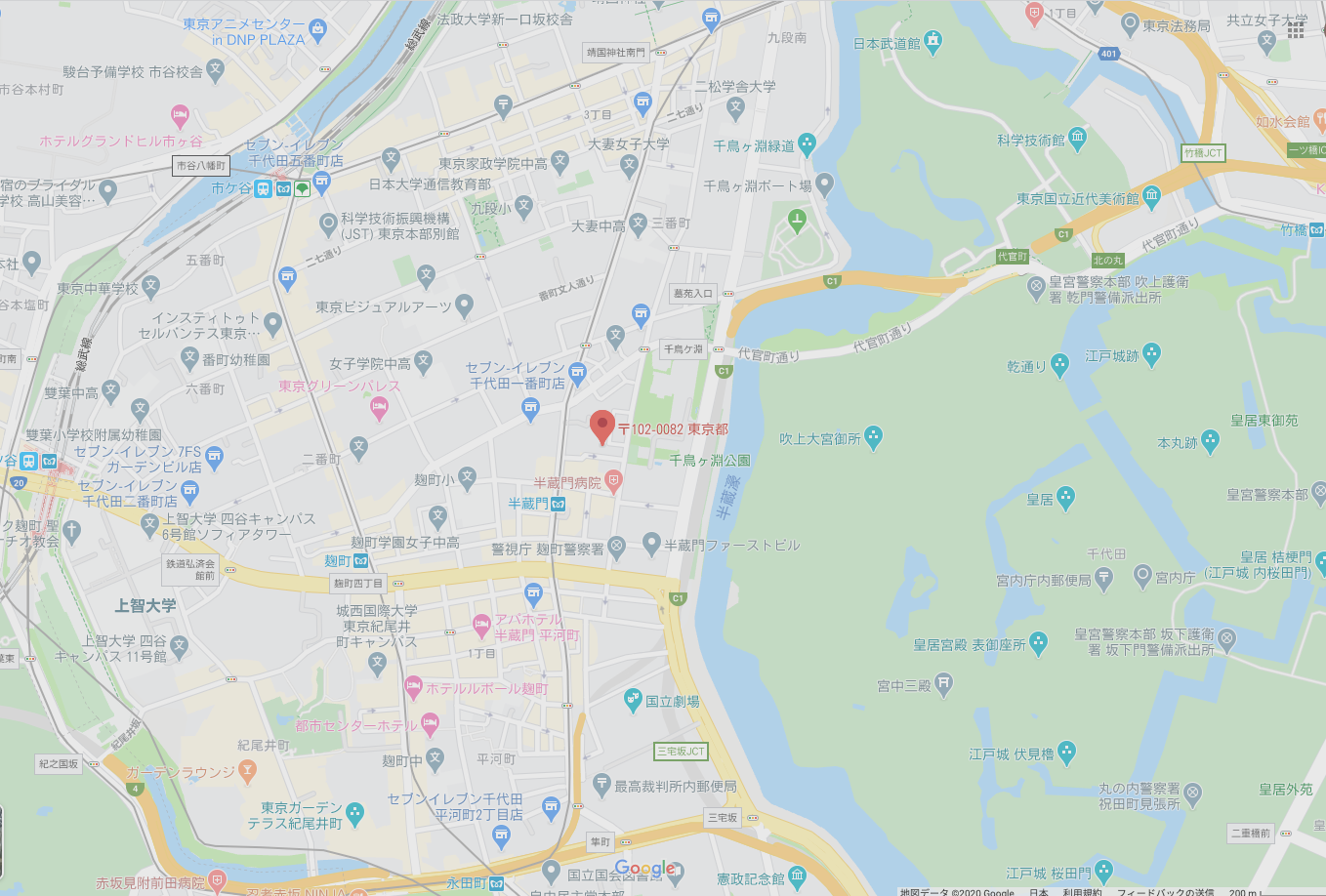 一番町office 最寄り駅は東京メトロ 半蔵門駅 徒歩1分